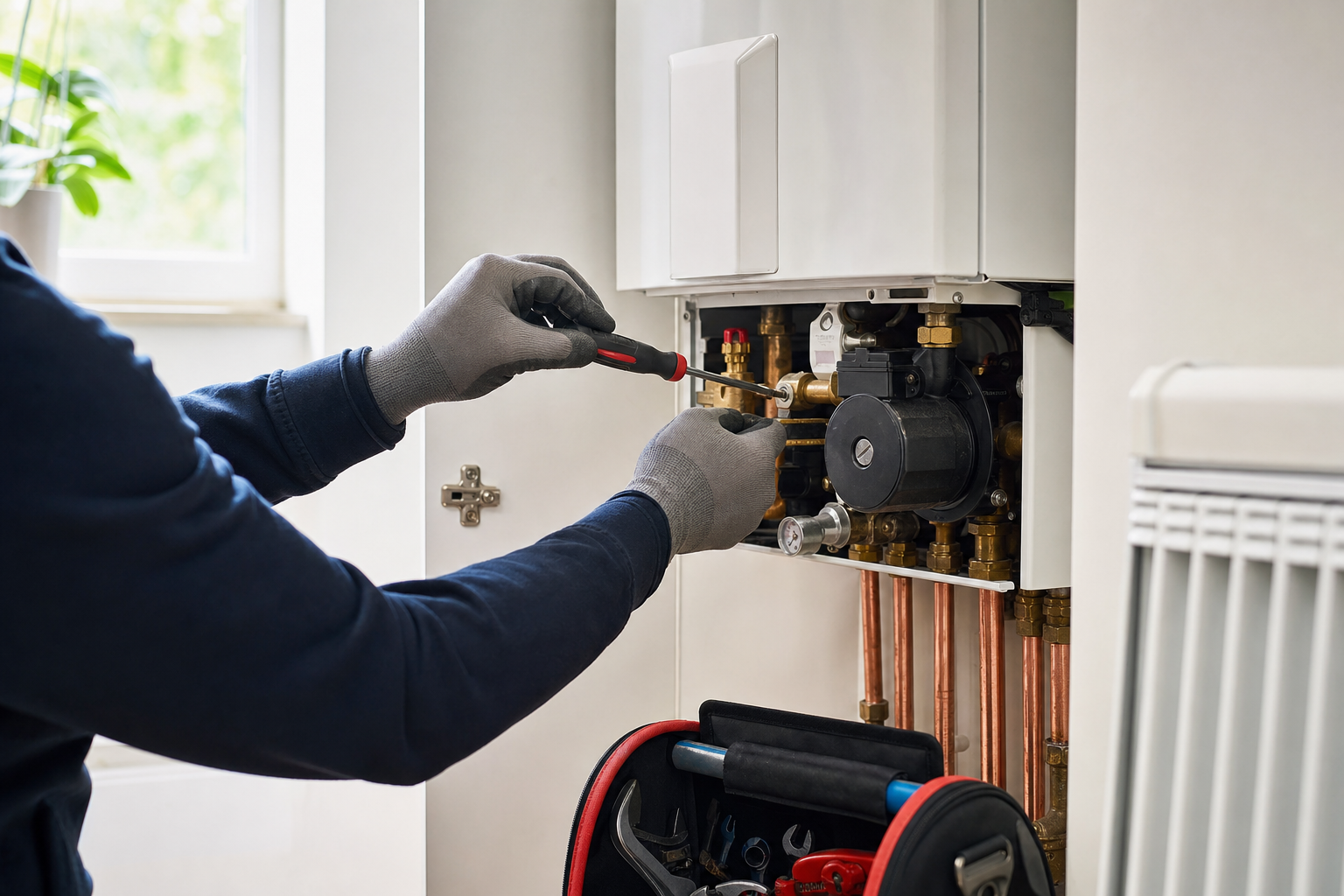 Central Heating Gidea Park service image